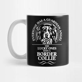 Border Collie Guardian Angel dog saying Mug